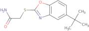 2-[(5-tert-Butyl-1,3-benzoxazol-2-yl)thio]acetamide