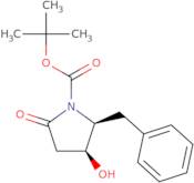 tert-Butyl (2S,3S)-2-benzyl-3-hydroxy-5-oxopyrrolidine-1-carboxylate