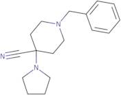 1-Benzyl-4-pyrrolidin-1-ylpiperidine-4-carbonitrile
