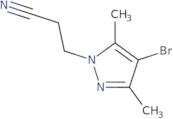 3-(4-Bromo-3,5-dimethyl-1H-pyrazol-1-yl)propanenitrile