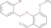 2-[(2-Bromobenzyl)oxy]-3-methoxybenzaldehyde