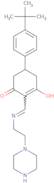 5-(4-tert-Butylphenyl)-2-[(2-piperazin-1-ylethylamino)methylidene]cyclohexane-1,3-dione
