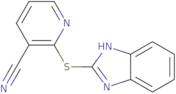 2-(1H-Benzimidazol-2-ylthio)nicotinonitrile
