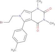 6-(2-Bromoethyl)-1,3-dimethyl-5-(4-methylphenyl)-1H-pyrrolo[3,4-d]pyrimidine-2,4(3H,6H)-dione