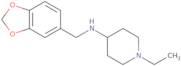 N-(1,3-Benzodioxol-5-ylmethyl)-1-ethylpiperidin-4-amine