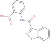 2-[(1,2-Benzisothiazol-3-ylcarbonyl)amino]benzoic acid