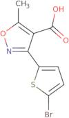 3-(5-Bromothien-2-yl)-5-methylisoxazole-4-carboxylic acid