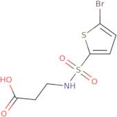 3-{[(5-Bromothien-2-yl)sulfonyl]amino}propanoic acid