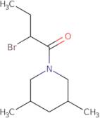 1-(2-Bromobutanoyl)-3,5-dimethylpiperidine