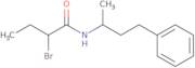 2-Bromo-N-(1-methyl-3-phenylpropyl)butanamide