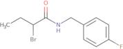 2-Bromo-N-(4-fluorobenzyl)butanamide