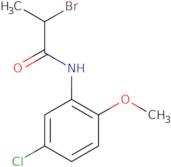 2-Bromo-N-(5-chloro-2-methoxyphenyl)propanamide