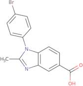 1-(4-Bromophenyl)-2-methyl-1H-benzimidazole-5-carboxylic acid