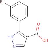 3-(3-Bromophenyl)-1H-pyrazole-4-carboxylic acid