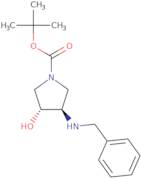 tert-Butyl (3R,4R)-3-(benzylamino)-4-hydroxypyrrolidine-1-carboxylate