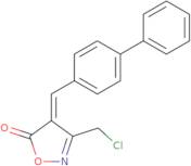 (4E)-4-(Biphenyl-4-ylmethylene)-3-(chloromethyl)isoxazol-5(4H)-one