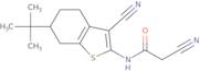 N-(6-tert-Butyl-3-cyano-4,5,6,7-tetrahydro-1-benzothien-2-yl)-2-cyanoacetamide