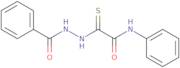 2-(2-Benzoylhydrazino)-N-phenyl-2-thioxoacetamide