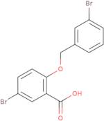 5-Bromo-2-[(3-bromobenzyl)oxy]benzoic acid