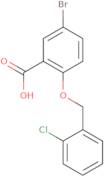 5-Bromo-2-[(2-chlorobenzyl)oxy]benzoic acid