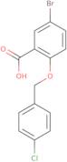 5-Bromo-2-[(4-chlorobenzyl)oxy]benzoic acid