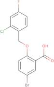 5-Bromo-2-[(2-chloro-4-fluorobenzyl)oxy]benzoic acid