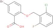 5-Bromo-2-[(2-chloro-6-fluorobenzyl)oxy]benzoic acid