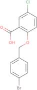 2-[(4-Bromobenzyl)oxy]-5-chlorobenzoic acid