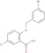 2-[(3-Bromobenzyl)oxy]-5-chlorobenzoic acid