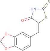(5E)-5-(1,3-Benzodioxol-5-ylmethylene)-2-mercapto-1,3-thiazol-4(5H)-one