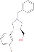 [(3S,4R)-1-Benzyl-4-(3-fluorophenyl)pyrrolidin-3-yl]methanol