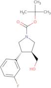 tert-Butyl (3R,4S)-3-(3-fluorophenyl)-4-(hydroxymethyl)pyrrolidine-1-carboxylate