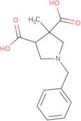 1-Benzyl-3-methylpyrrolidine-3,4-dicarboxylic acid