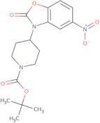 tert-Butyl 4-(5-nitro-2-oxo-1,3-benzoxazol-3(2H)-yl)piperidine-1-carboxylate