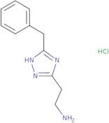 [2-(3-Benzyl-1H-1,2,4-triazol-5-yl)ethyl]amine hydrochloride