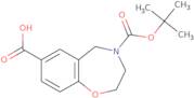 4-(tert-Butoxycarbonyl)-2,3,4,5-tetrahydro-1,4-benzoxazepine-7-carboxylic acid