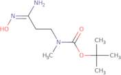 tert-Butyl [(3Z)-3-amino-3-(hydroxyimino)propyl]methylcarbamate