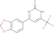 4-(1,3-Benzodioxol-5-yl)-6-(trifluoromethyl)pyrimidine-2-thiol