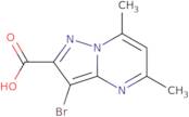 3-Bromo-5,7-dimethylpyrazolo[1,5-a]pyrimidine-2-carboxylic acid