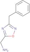 [(3-Benzyl-1,2,4-oxadiazol-5-yl)methyl]amine hydrochloride