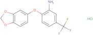 [2-(1,3-Benzodioxol-5-yloxy)-5-(trifluoromethyl)phenyl]amine hydrochloride