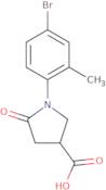 1-(4-Bromo-2-methylphenyl)-5-oxopyrrolidine-3-carboxylic acid