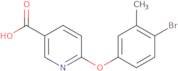 6-(4-Bromo-3-methylphenoxy)nicotinic acid