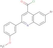 6-Bromo-2-(3-methoxyphenyl)quinoline-4-carbonyl chloride