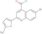 6-Bromo-2-(5-methyl-2-furyl)quinoline-4-carbonyl chloride