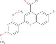 6-Bromo-2-(2,4-dimethoxyphenyl)quinoline-4-carbonyl chloride