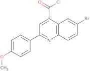 6-Bromo-2-(4-methoxyphenyl)quinoline-4-carbonyl chloride