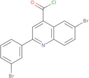 6-Bromo-2-(3-bromophenyl)quinoline-4-carbonyl chloride