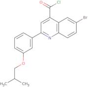 6-Bromo-2-(3-isobutoxyphenyl)quinoline-4-carbonyl chloride