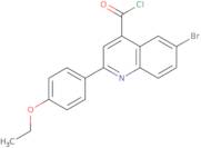 6-Bromo-2-(4-ethoxyphenyl)quinoline-4-carbonyl chloride